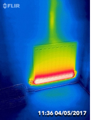 We also check for underperforming heating systems as shown in this house in York